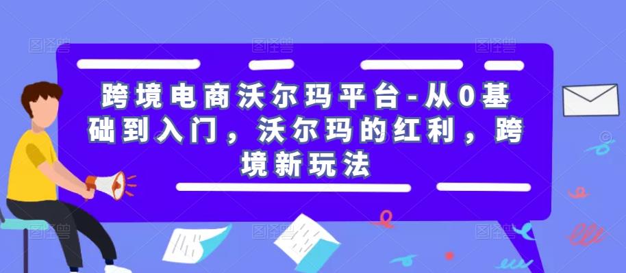 跨境电商沃尔玛平台-从0基础到入门，沃尔玛的红利，跨境新玩法_中创网,自媒体短视频教学_网创项目_网络创业无忧资源网