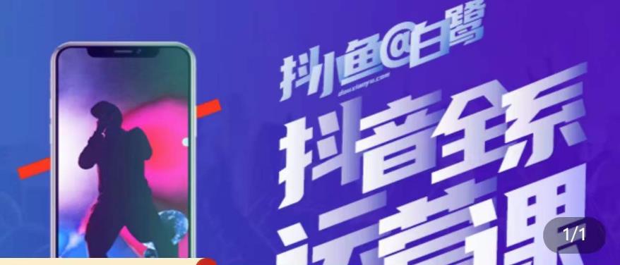 白鹭·主播内训营，运营主播话术起号进阶能力提升_中创网,自媒体短视频教学_网创项目_网络创业无忧资源网