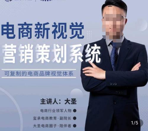 大圣·电商新视觉营销策划系统，可复制的电商品牌视觉识别系统_中创网,自媒体短视频教学_网创项目_网络创业无忧资源网