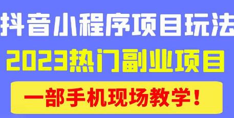 抖音小程序9.0新技巧，2023热门副业项目，动动手指轻松变现_中创网,自媒体短视频教学_网创项目_网络创业无忧资源网