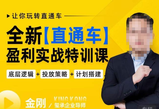 玺承·全新直通车盈利实战特训课，从​底层逻辑详细拆解，从底层，策略到搭建，让你玩转直通车_中创网,自媒体短视频教学_网创项目_网络创业无忧资源网