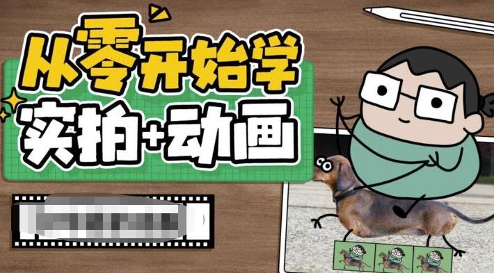 从零开始学实拍加动画，实拍加动画创意教程_中创网,自媒体短视频教学_网创项目_网络创业无忧资源网