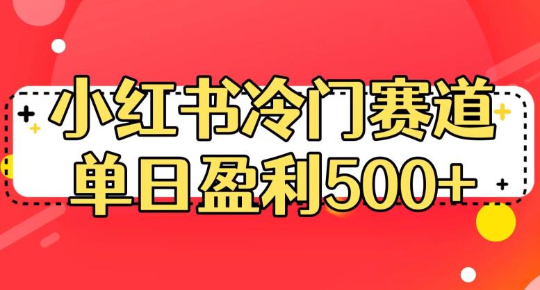 小红书冷门赛道，单日盈利500+【揭秘】_中创网,自媒体短视频教学_网创项目_网络创业无忧资源网