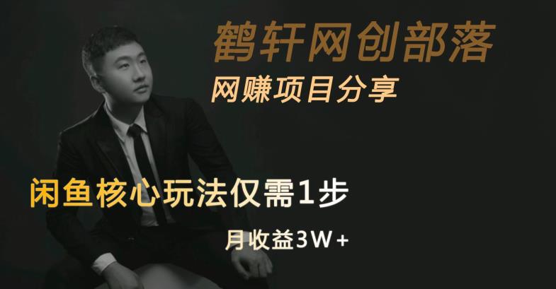 闲鱼核心玩法不卖货也能1年变现20W，玩法简单_中创网,自媒体短视频教学_网创项目_网络创业无忧资源网