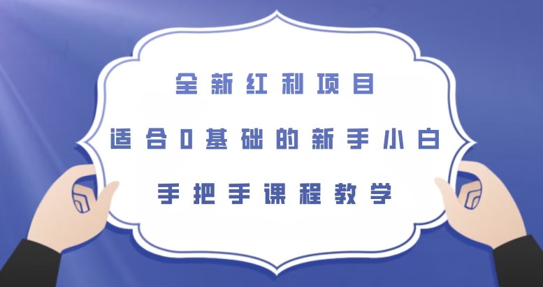 全新红利项目，适合0基础的新手小白，手把手课程教学【揭秘】_中创网,自媒体短视频教学_网创项目_网络创业无忧资源网