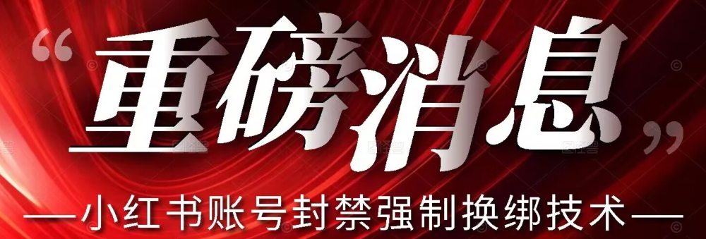 【最新】小红书账号封禁强制换绑技术可日赚300_中创网,自媒体短视频教学_网创项目_网络创业无忧资源网