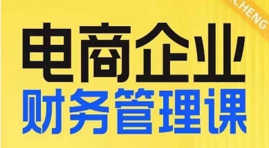 电商企业财务管理线上课，为电商企业规划财税_中创网,自媒体短视频教学_网创项目_网络创业无忧资源网