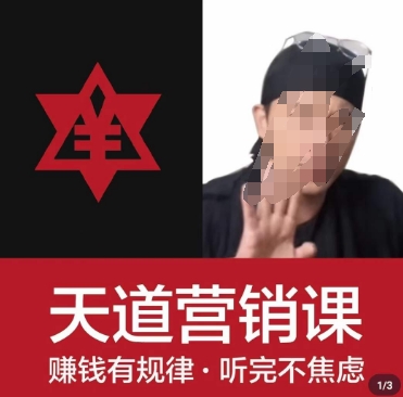 天道老阮-天道营销课，​赚钱有规律，听完不焦虑_中创网,自媒体短视频教学_网创项目_网络创业无忧资源网