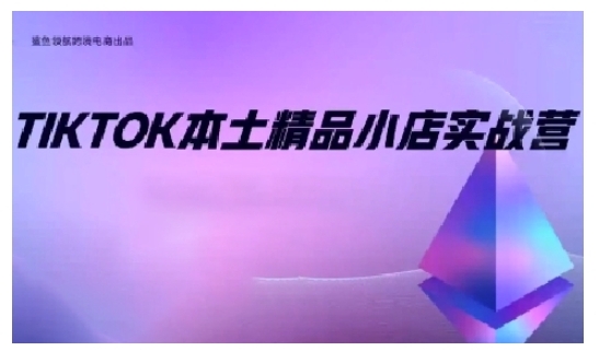 TikTok本土精品小店出海实战营，从入门到高阶，不止0-1!_中创网,自媒体短视频教学_网创项目_网络创业无忧资源网