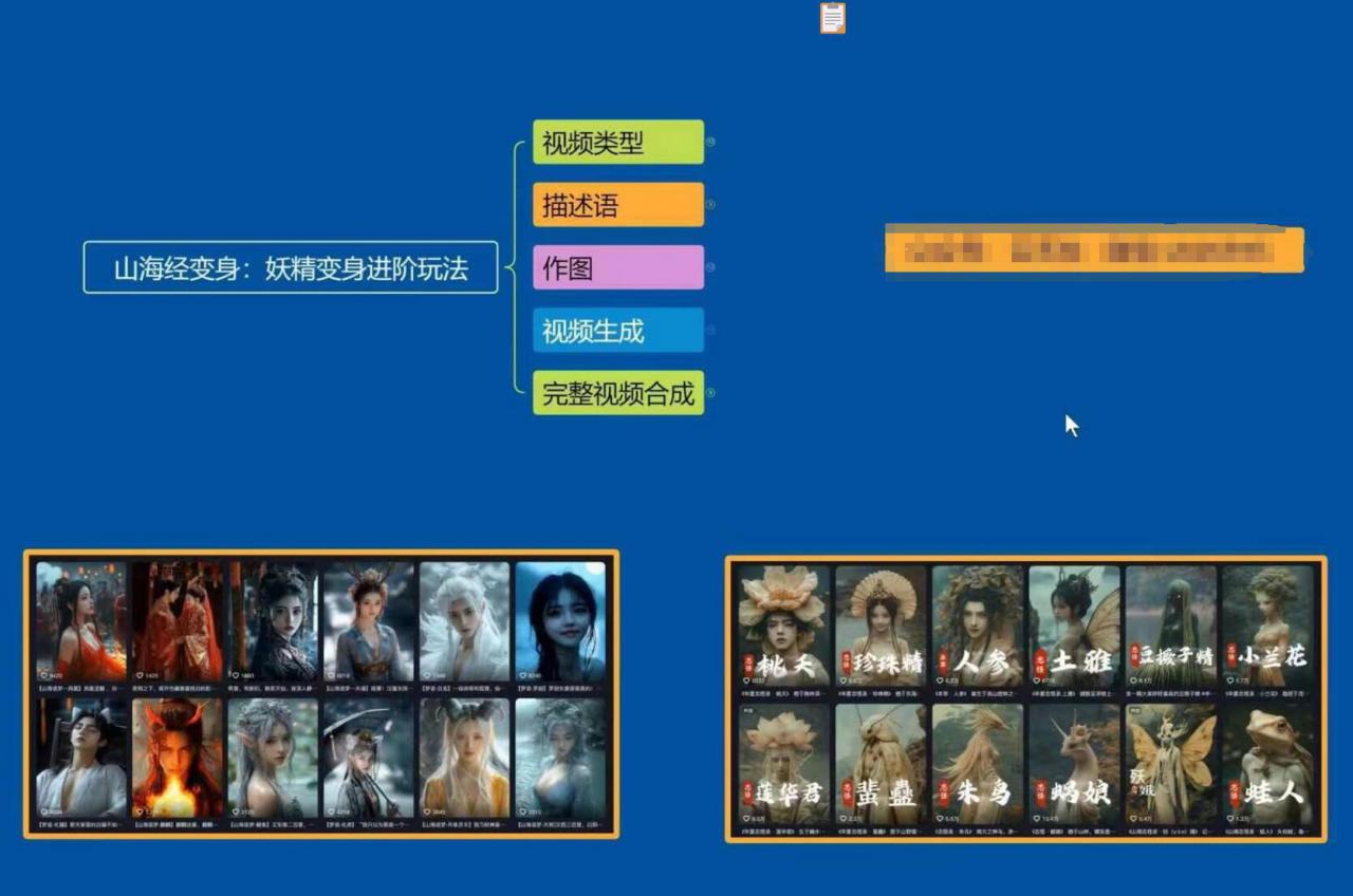 云天AI山海经变身视频教程，妖精变身进阶保姆级教学_中创网,自媒体短视频教学_网创项目_网络创业无忧资源网