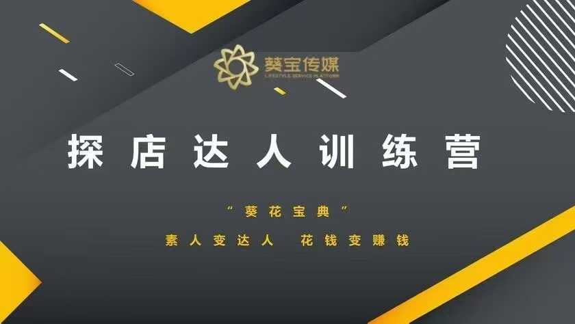 探店达人训练营，素人变达人，花钱变赚钱_中创网,自媒体短视频教学_网创项目_网络创业无忧资源网