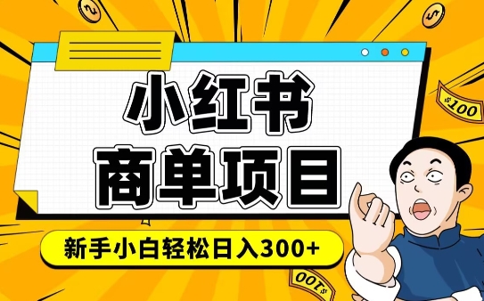 小红书千粉商单，稳定快速变现项目，实现月入6-8k并不是很难_中创网,自媒体短视频教学_网创项目_网络创业无忧资源网