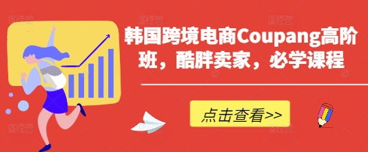 韩国跨境电商Coupang高阶班，酷胖卖家，必学课程_中创网,自媒体短视频教学_网创项目_网络创业无忧资源网