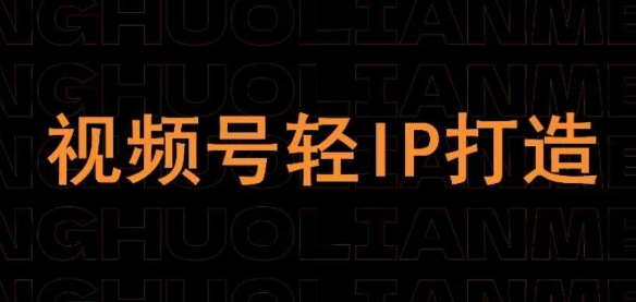视频号线上课程，视频号轻IP打造_中创网,自媒体短视频教学_网创项目_网络创业无忧资源网