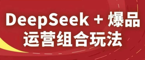 DeepSeek+爆品运营组合玩法，2025淘系精品课_中创网,自媒体短视频教学_网创项目_网络创业无忧资源网