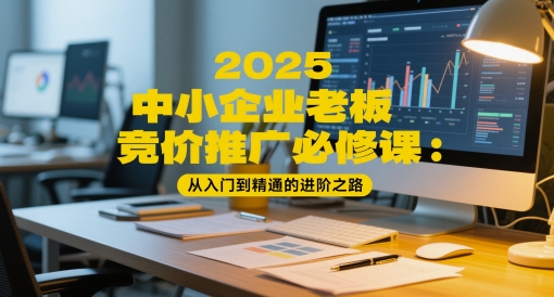 2025中小企业老板竞价推广必修课：从入门到精通的进阶之路_中创网,自媒体短视频教学_网创项目_网络创业无忧资源网