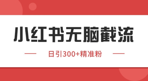 小红书截流同行客源，独家野路子获客玩法 日引200+暴力获客【揭秘】_中创网,自媒体短视频教学_网创项目_网络创业无忧资源网